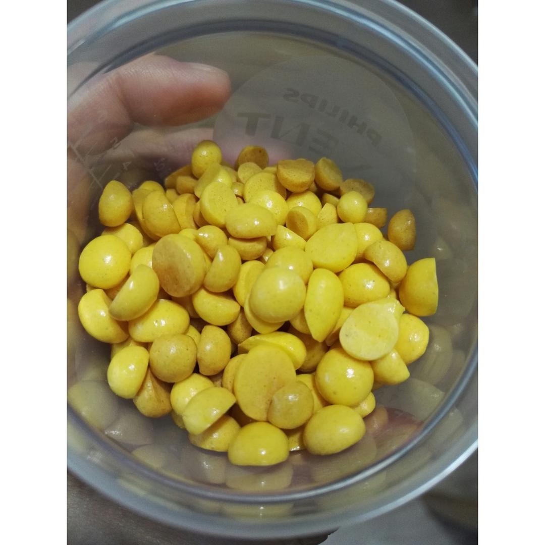 入口即化的无添加蛋黄溶豆