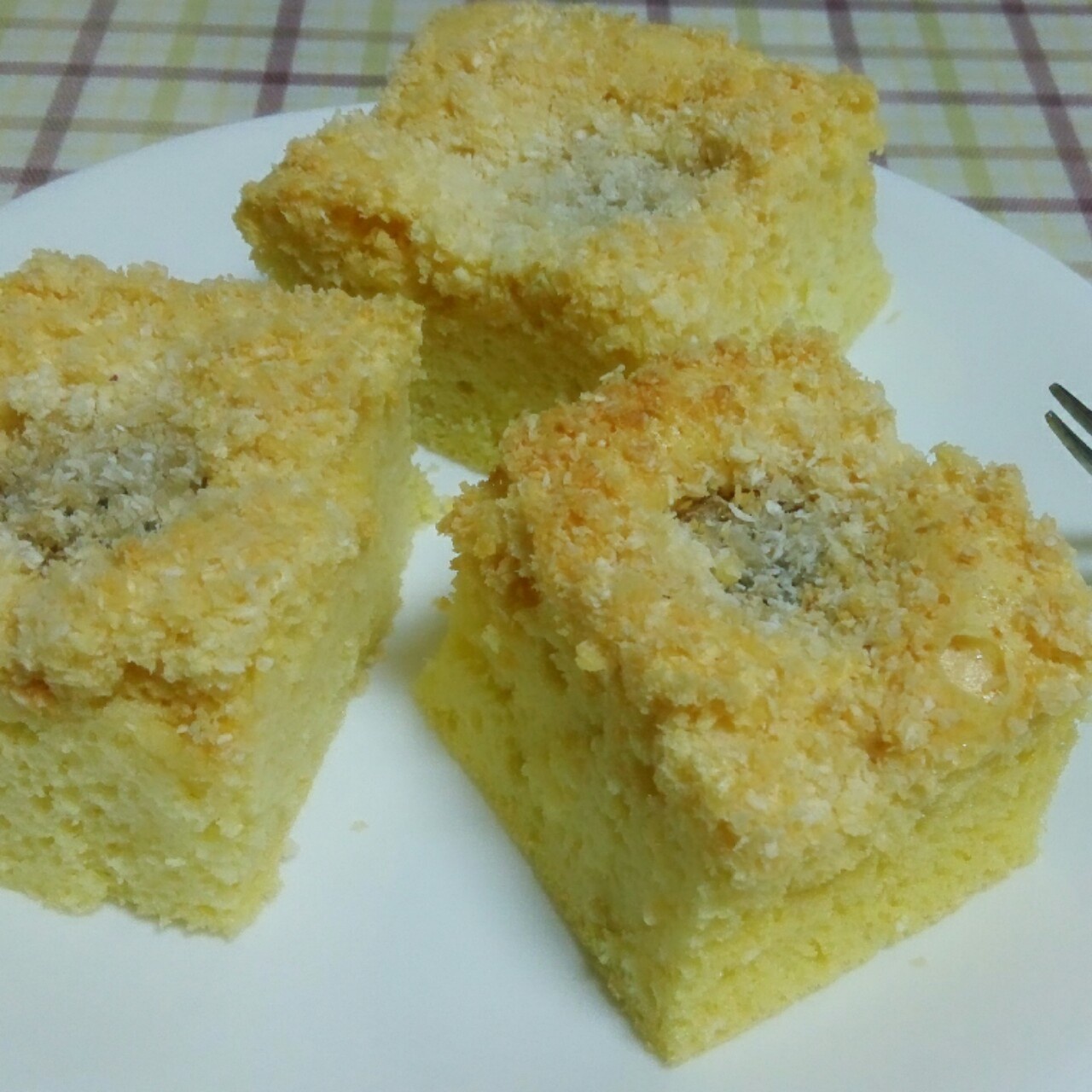 棉花口感的无油椰浆蛋糕<Coconut-milk Cake>
