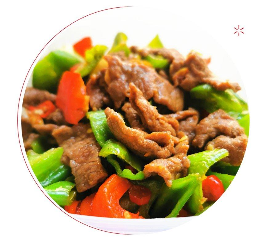 双酱双椒炒牛肉