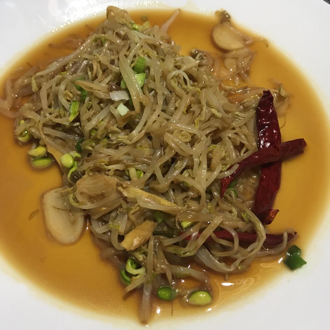酸爽的醋溜豆芽