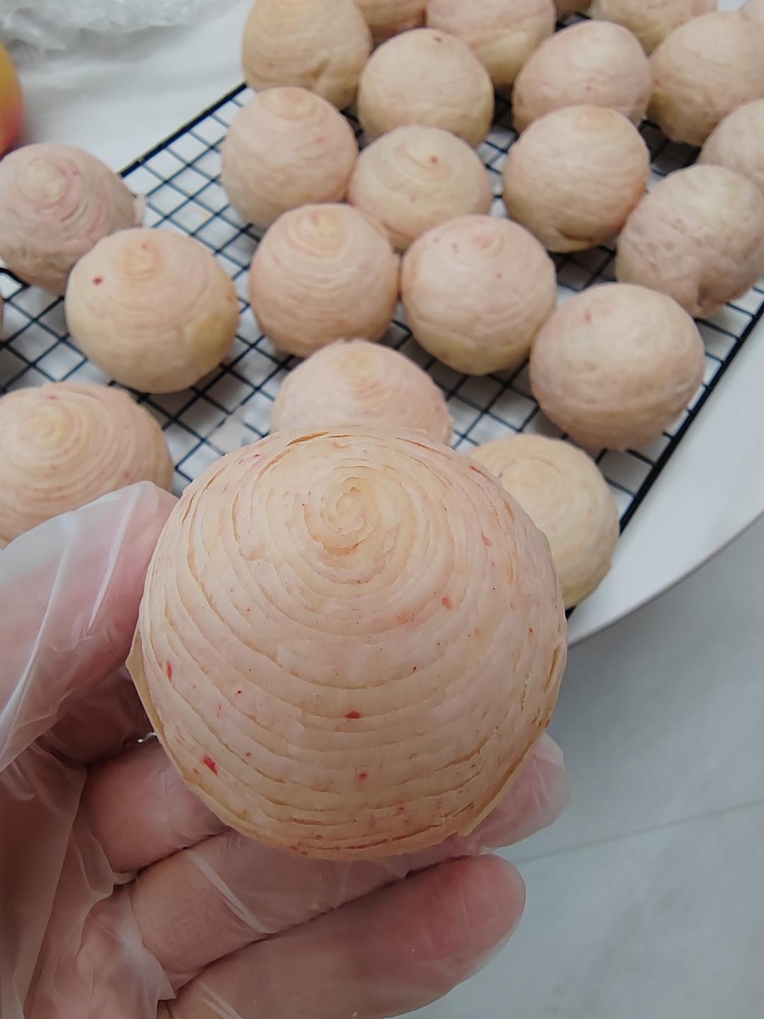 史上最详细彩色蛋黄酥教程