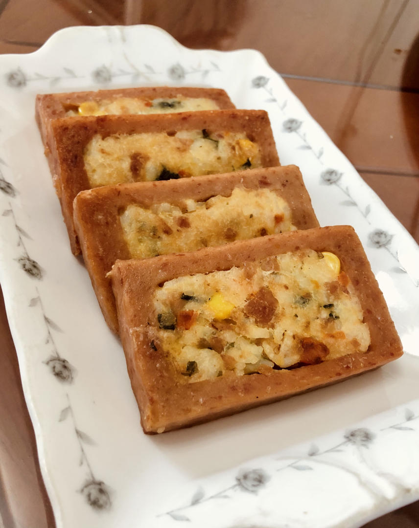 午餐肉米饼-隔夜米饭新吃法