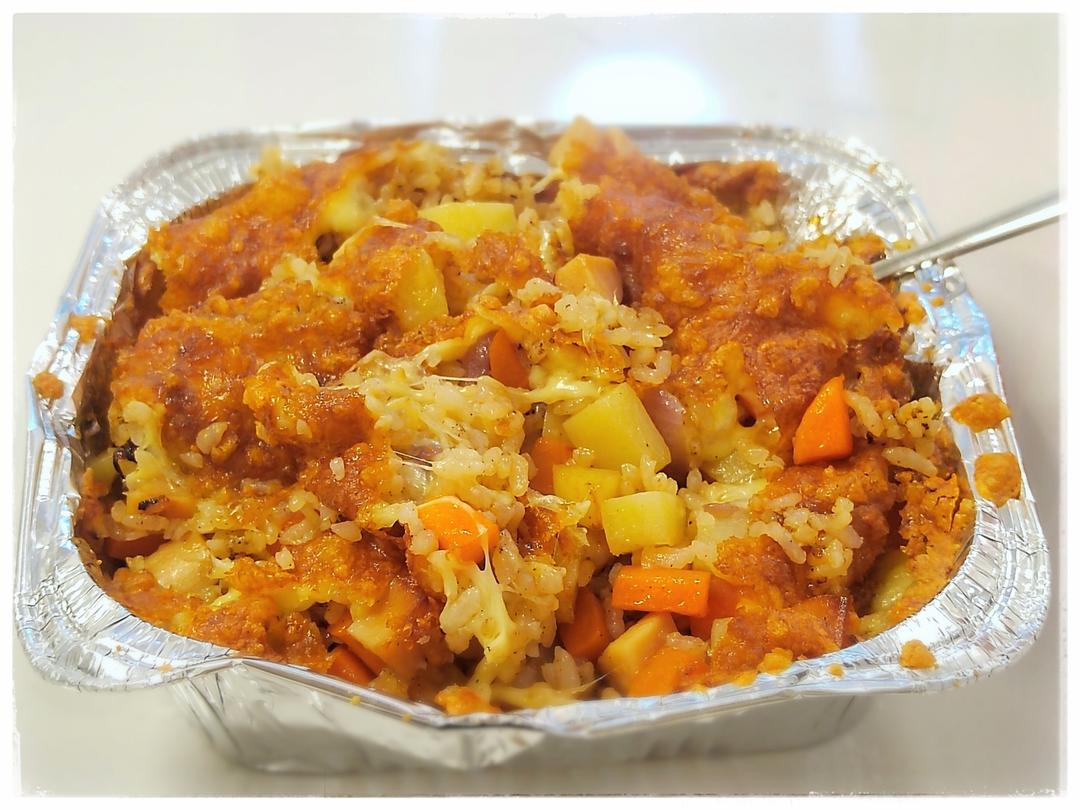 空气炸锅版焗饭