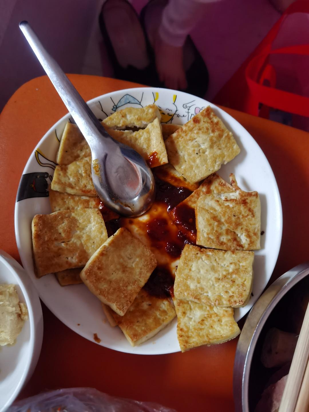 焖煎豆腐