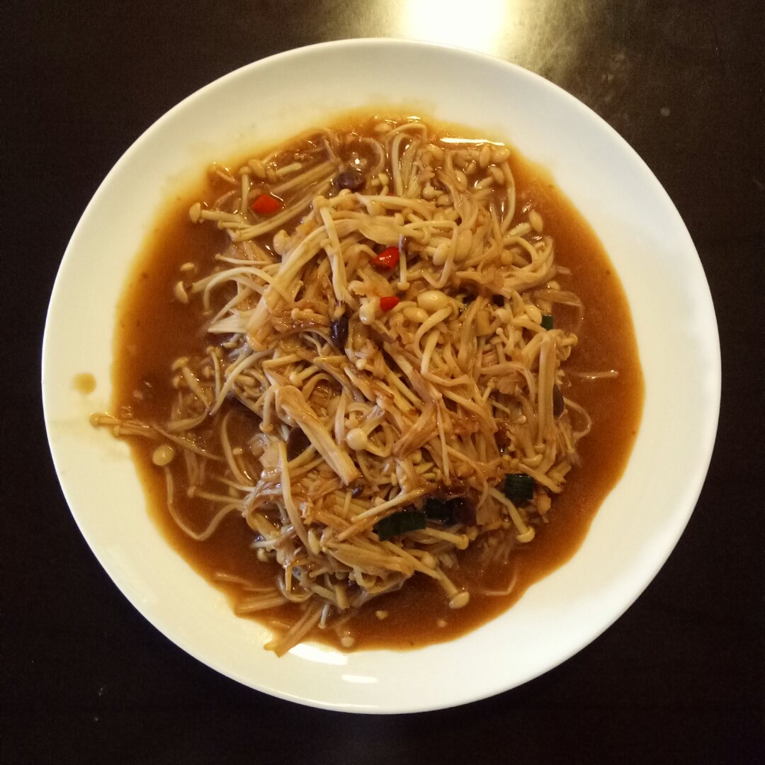 酱炒金针菇