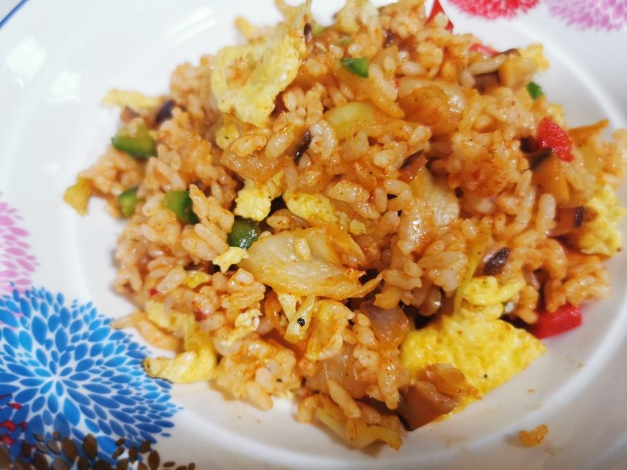 米饭类||💢韩式泡菜炒饭🍚的做法