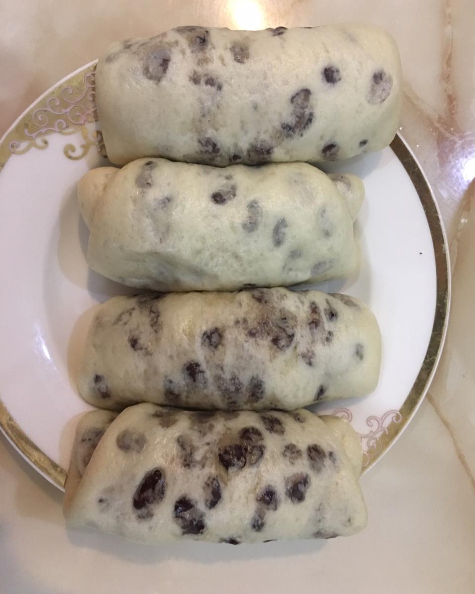奶香红豆馒头卷（一次性发酵）