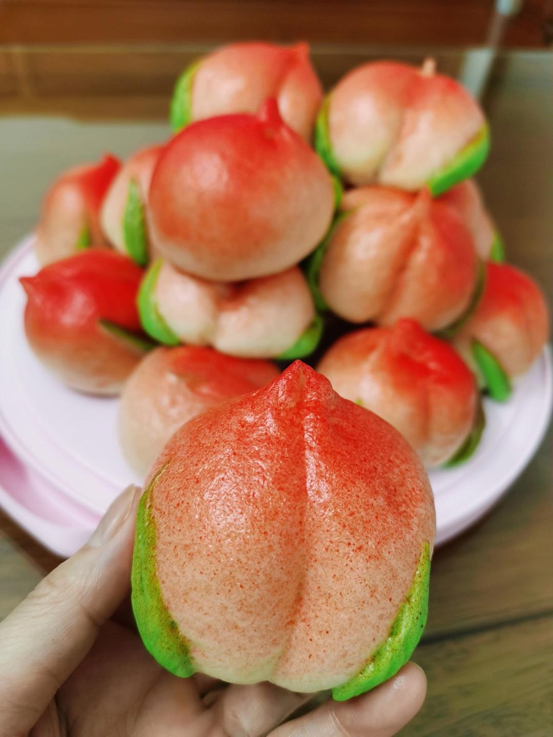 xiangshe做的双料子母寿桃