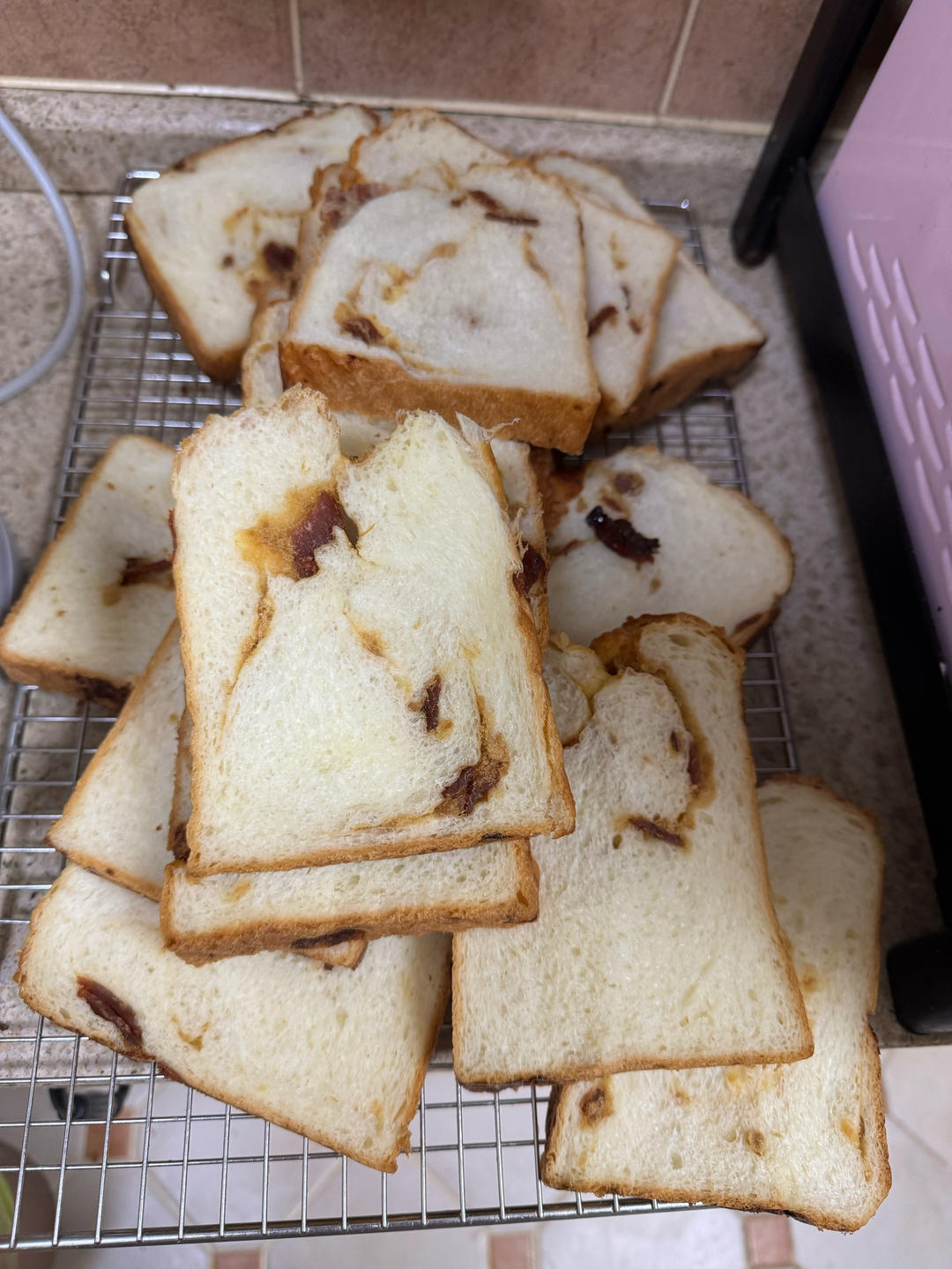 料多多猪肉脯肉松吐司(中种法)