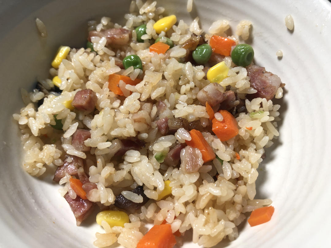 香菇腊肉饭