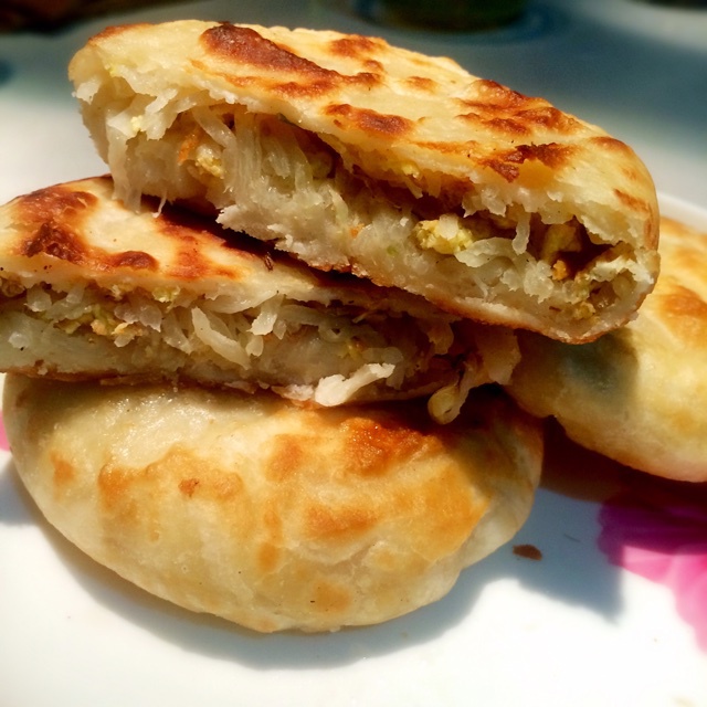 amini闪闪做的萝卜丝馅饼