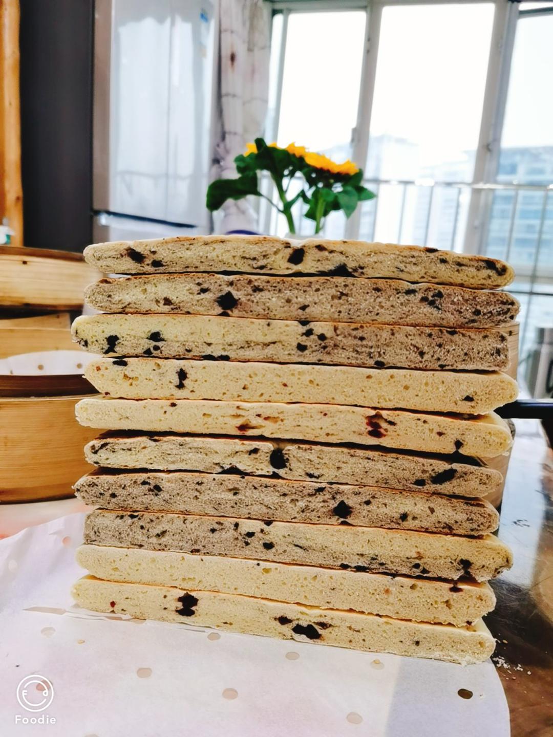 治愈系山药紫薯饼