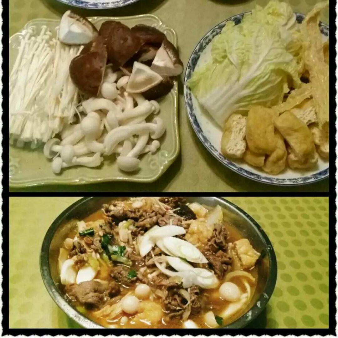 韩氏菌菇肥牛暖锅