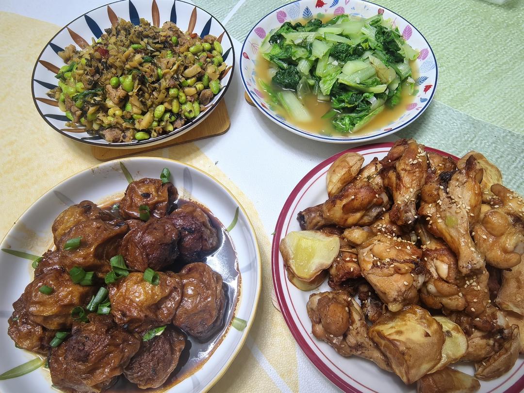 红烧油面筋塞肉