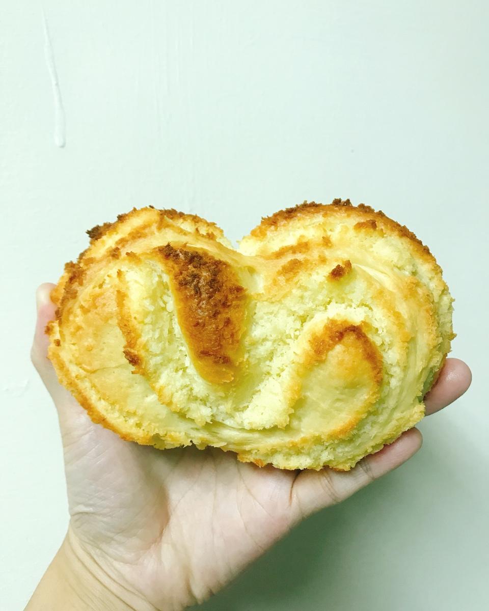 心形椰蓉面包