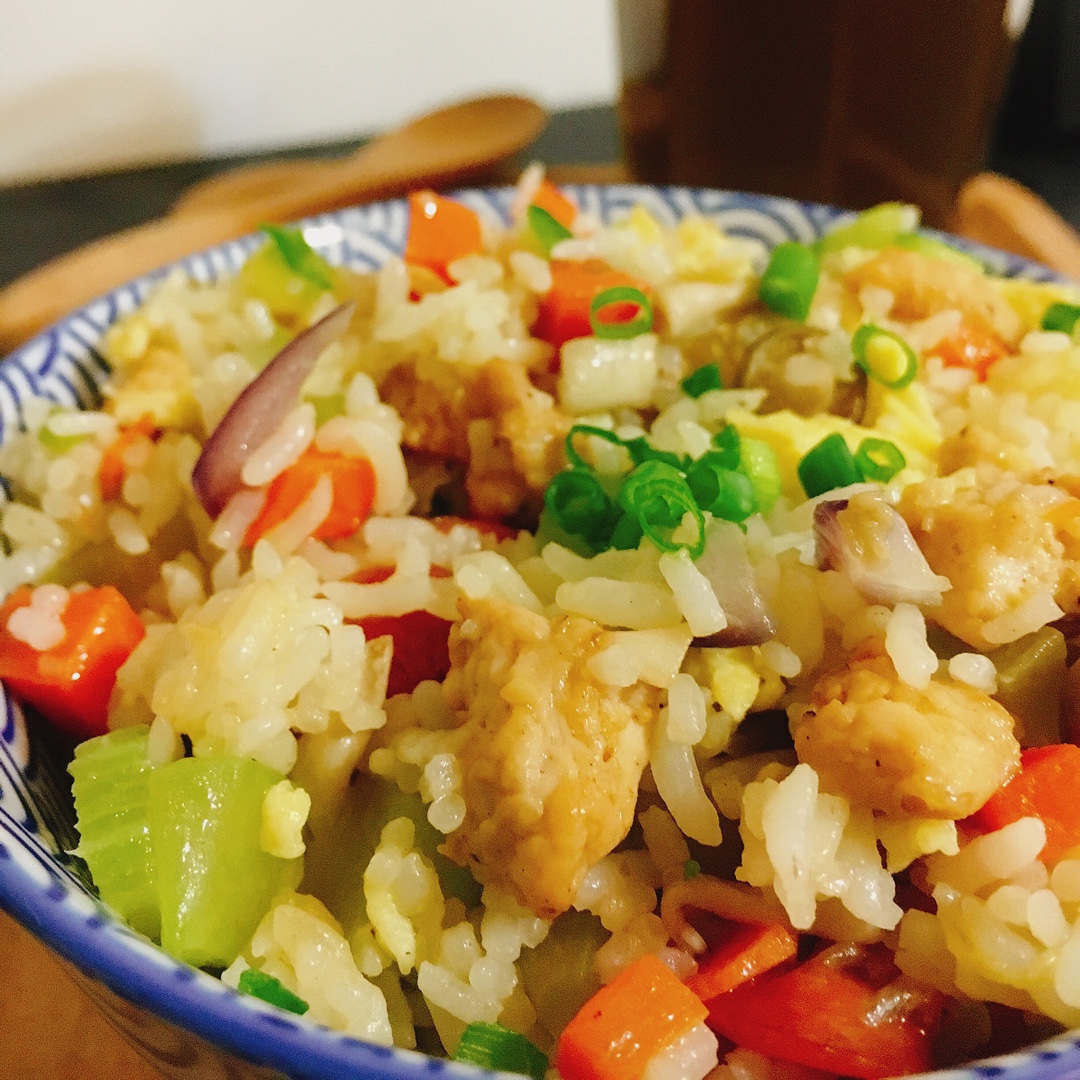 孜然鸡肉炒饭