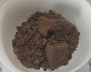 【自制🈚糖（纯天然代糖）的巧克力系列】（之三）不含糖、牛奶、奶油的纯黑巧的制作的做法 步骤5