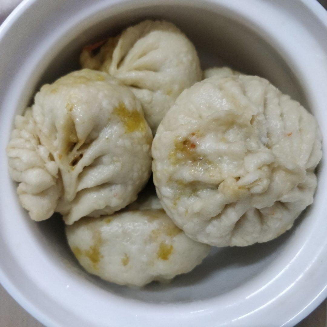 胡萝卜牛肉馅包子
