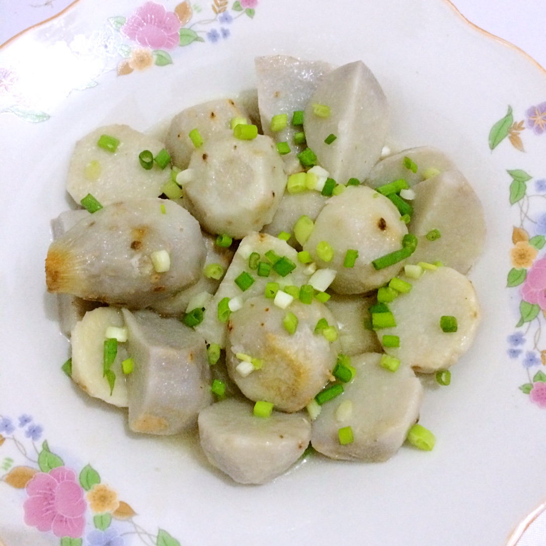 荡秋千的小妖做的葱油芋头 葱油芋艿