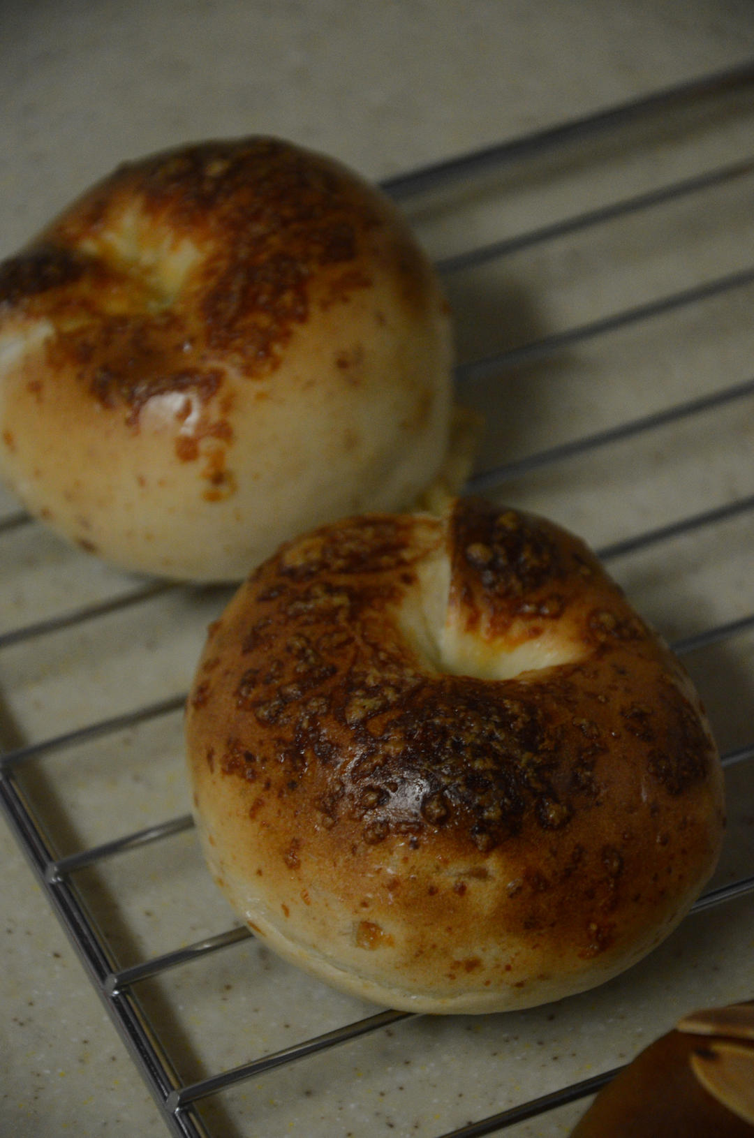 双倍芝士培根贝果