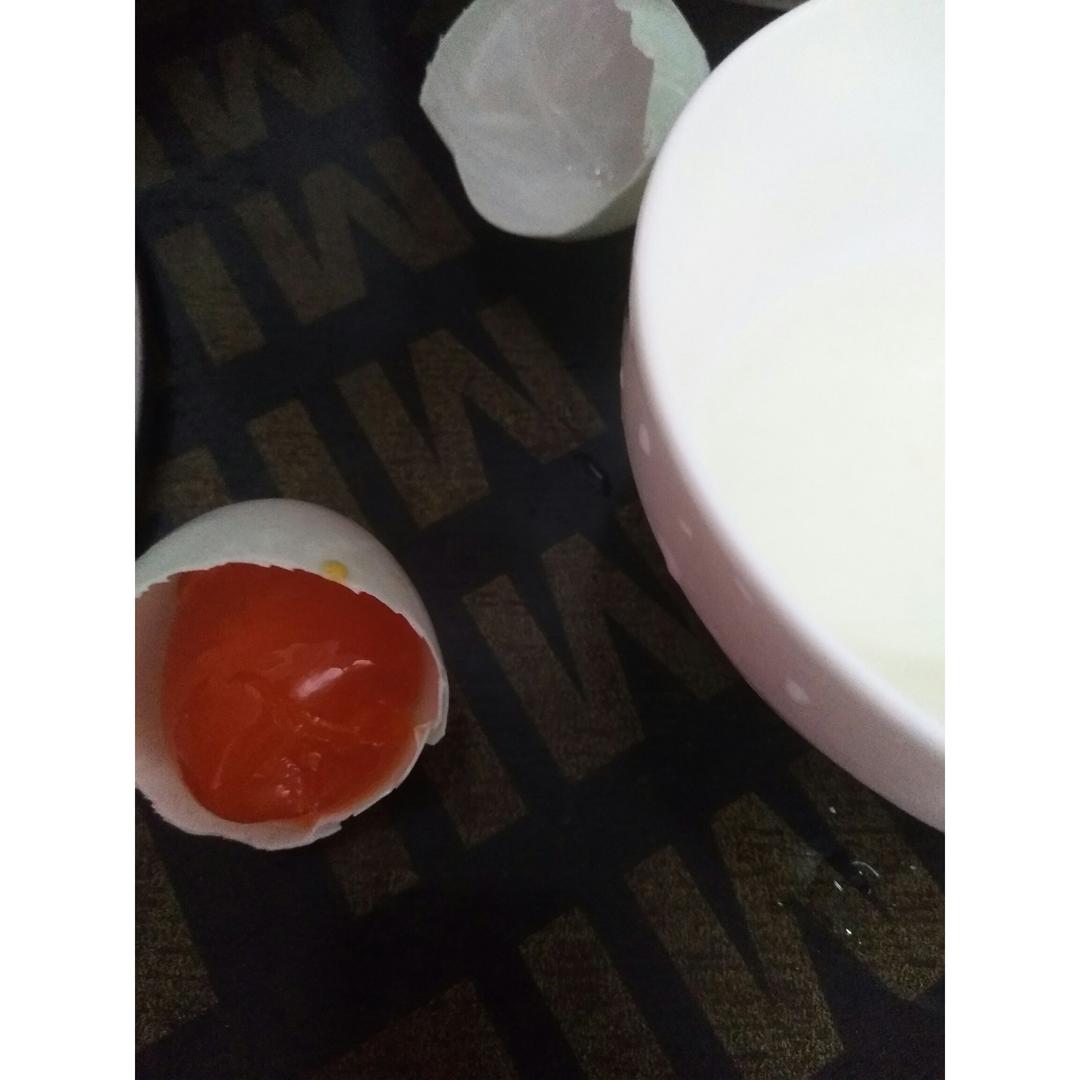 自制流油的咸鸭蛋
