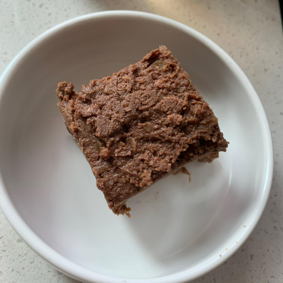 超简易低脂高蛋白无糖无油布朗尼（纯素免烤鹰嘴豆版）