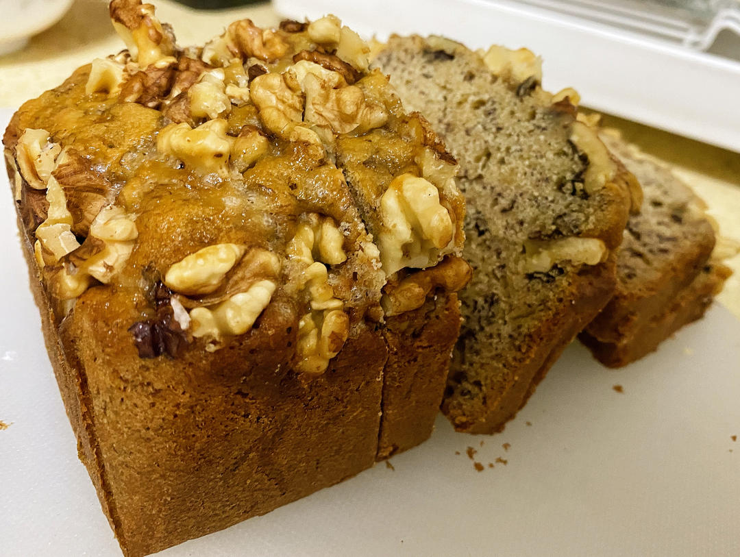 香蕉核桃磅蛋糕 Banana & Walnut Pound Cake