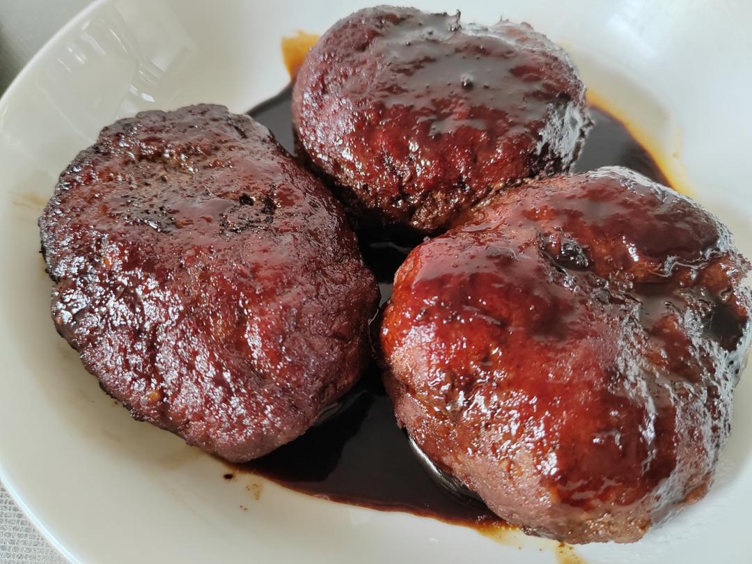 绝品！香煎汉堡牛肉饼