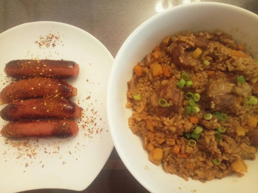 喷香排骨焖饭