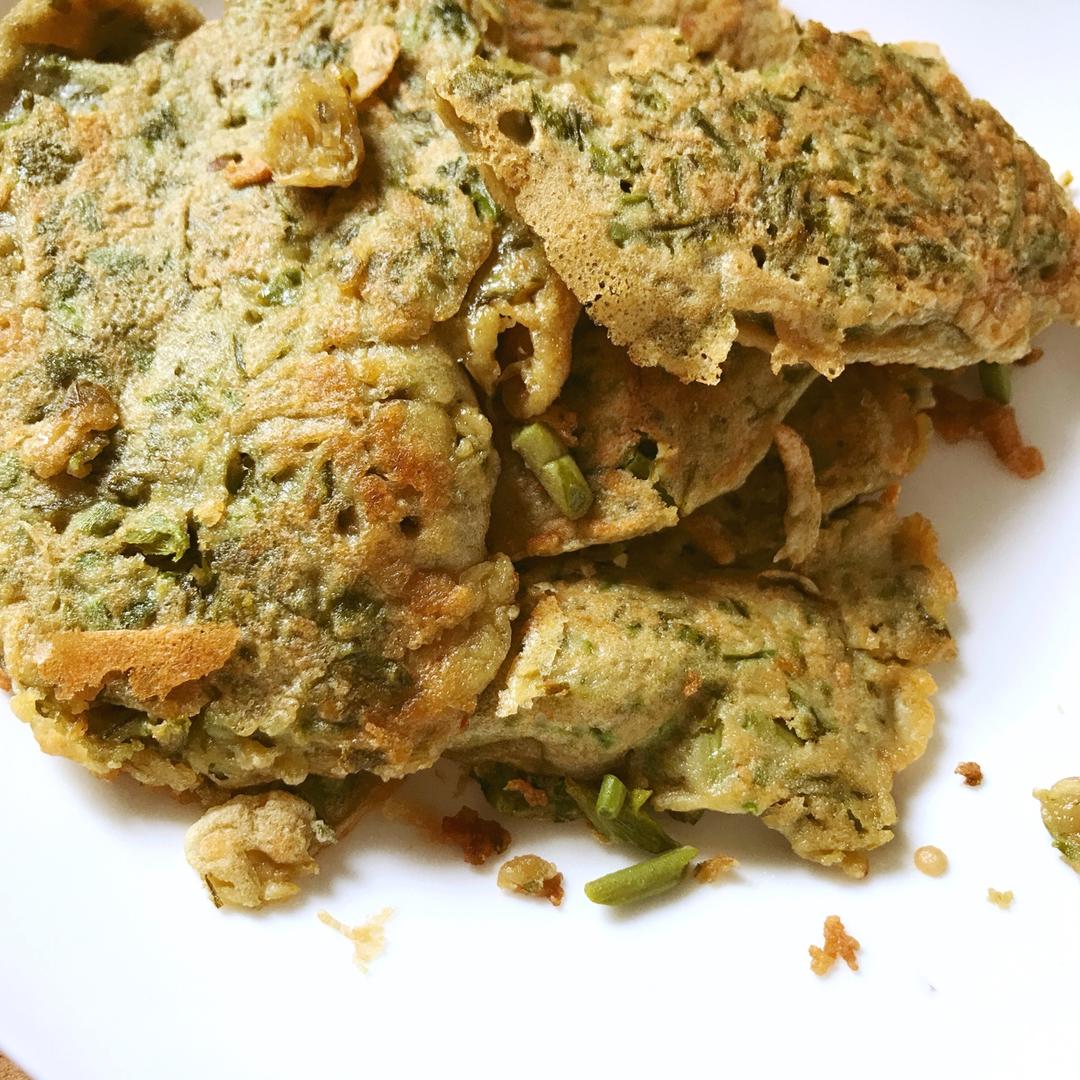 香椿鸡蛋煎饼