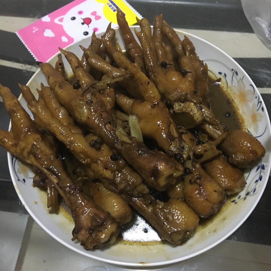 香辣卤鸡爪
