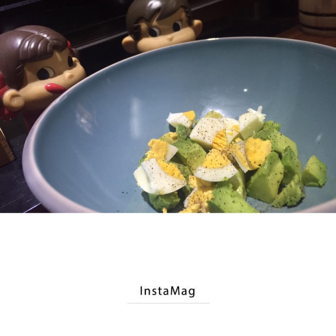 早餐之牛油果鸡蛋沙拉