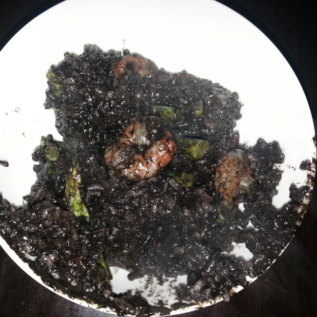 海鲜墨鱼饭