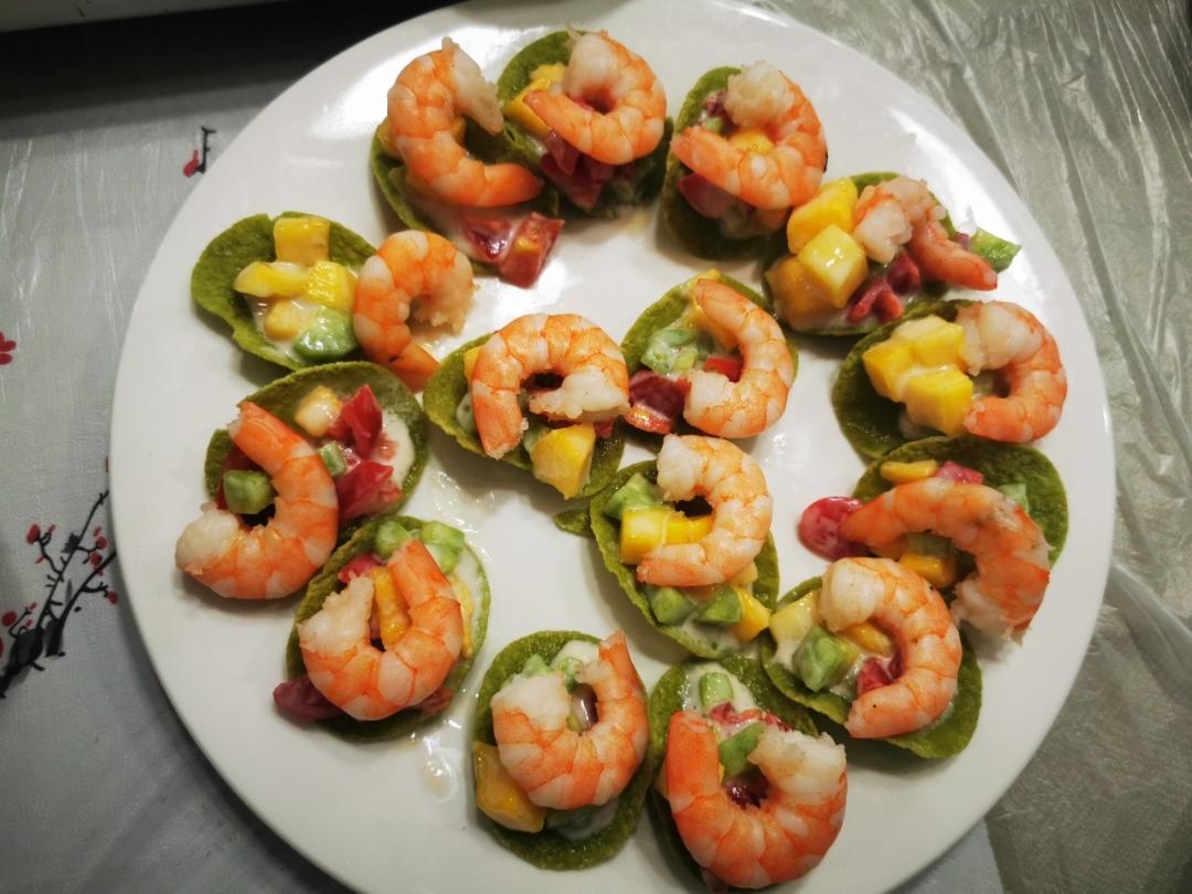 蔬果薯片沙拉船