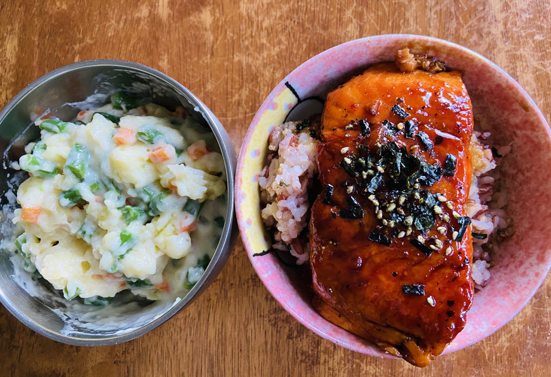 中式照烧三文鱼，即使全熟也好吃【喃猫料理日常】