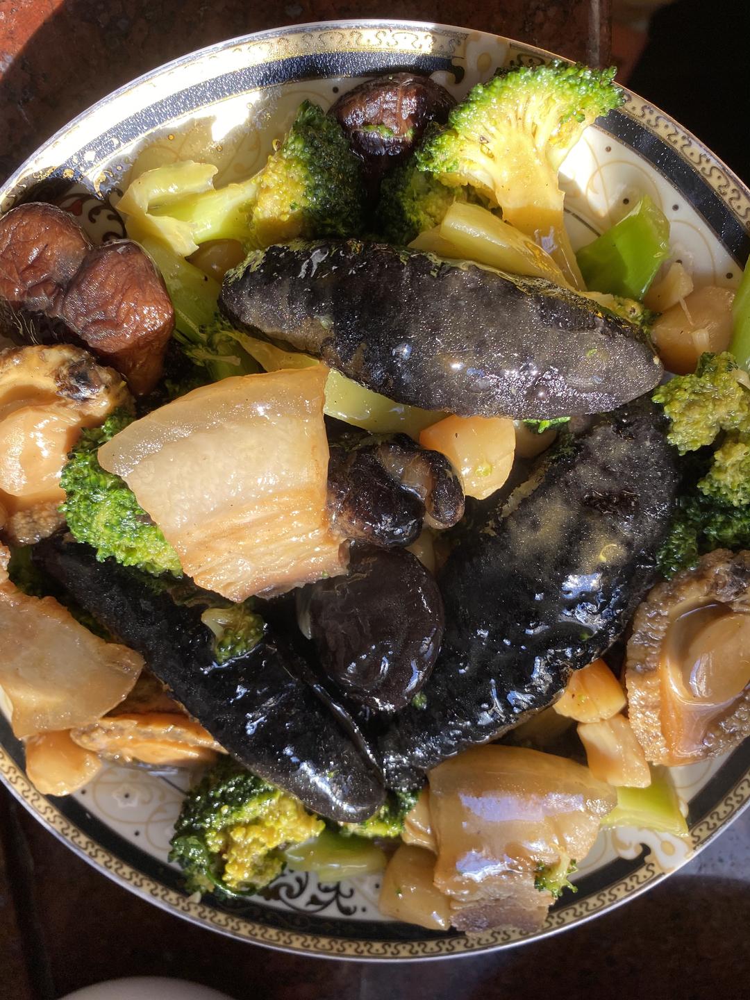 家常红焖海参鲍鱼的做法