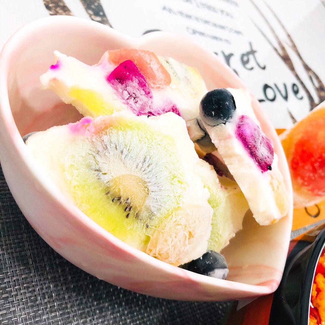 好吃的水果冻酸奶的做法