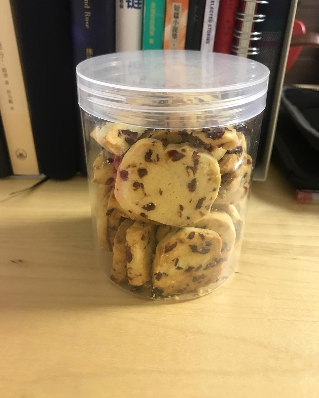 低糖少油版蔓越莓饼干