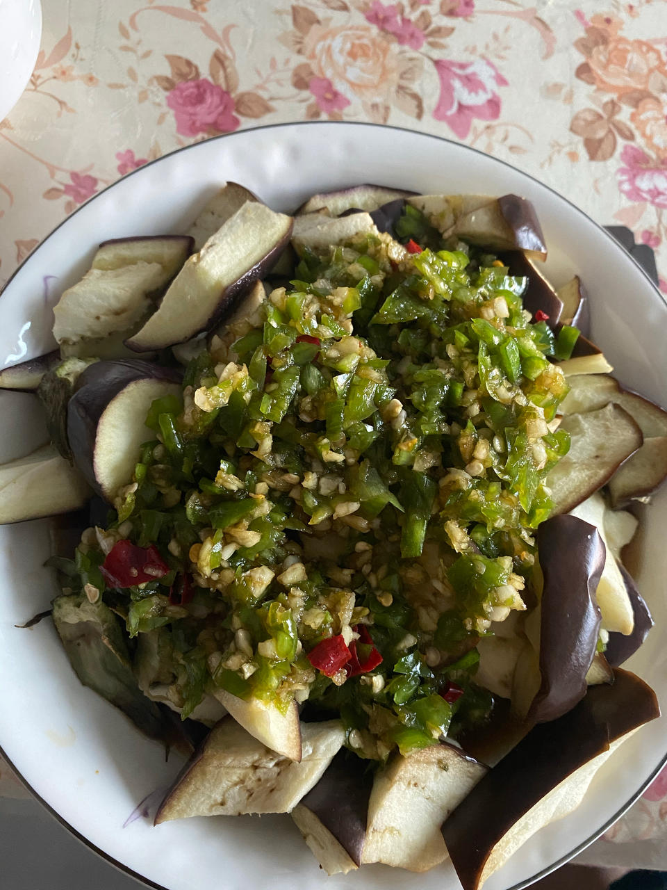 春草酱做的擂椒茄子