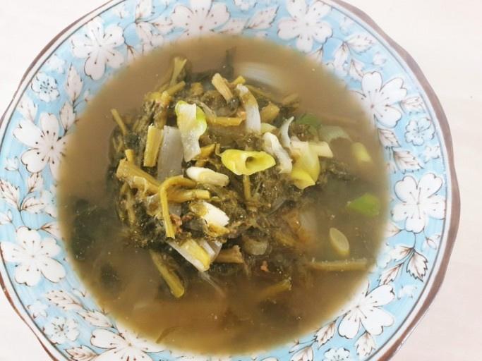 시레기국韩式干菜汤的做法