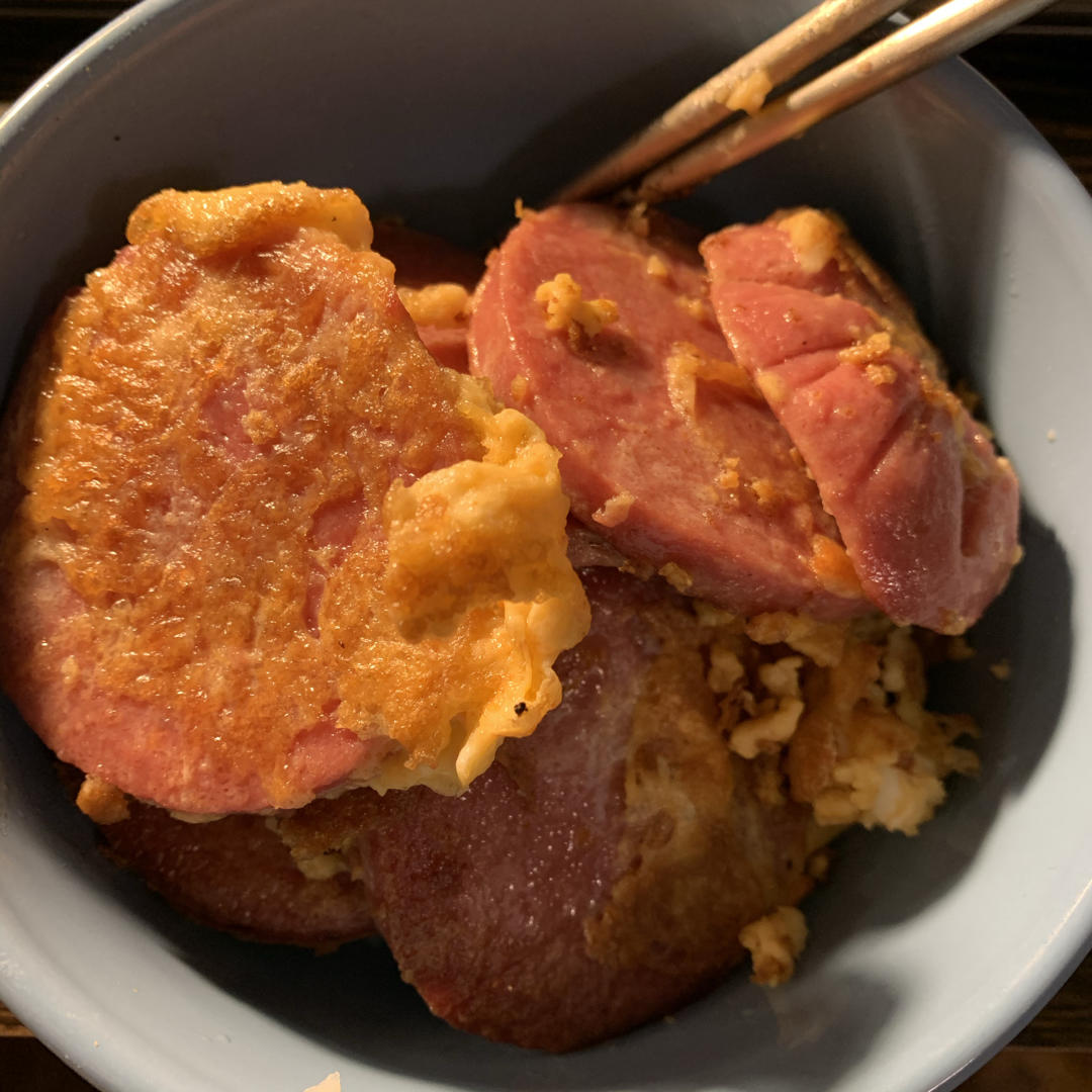 韩国小菜香肠鸡蛋