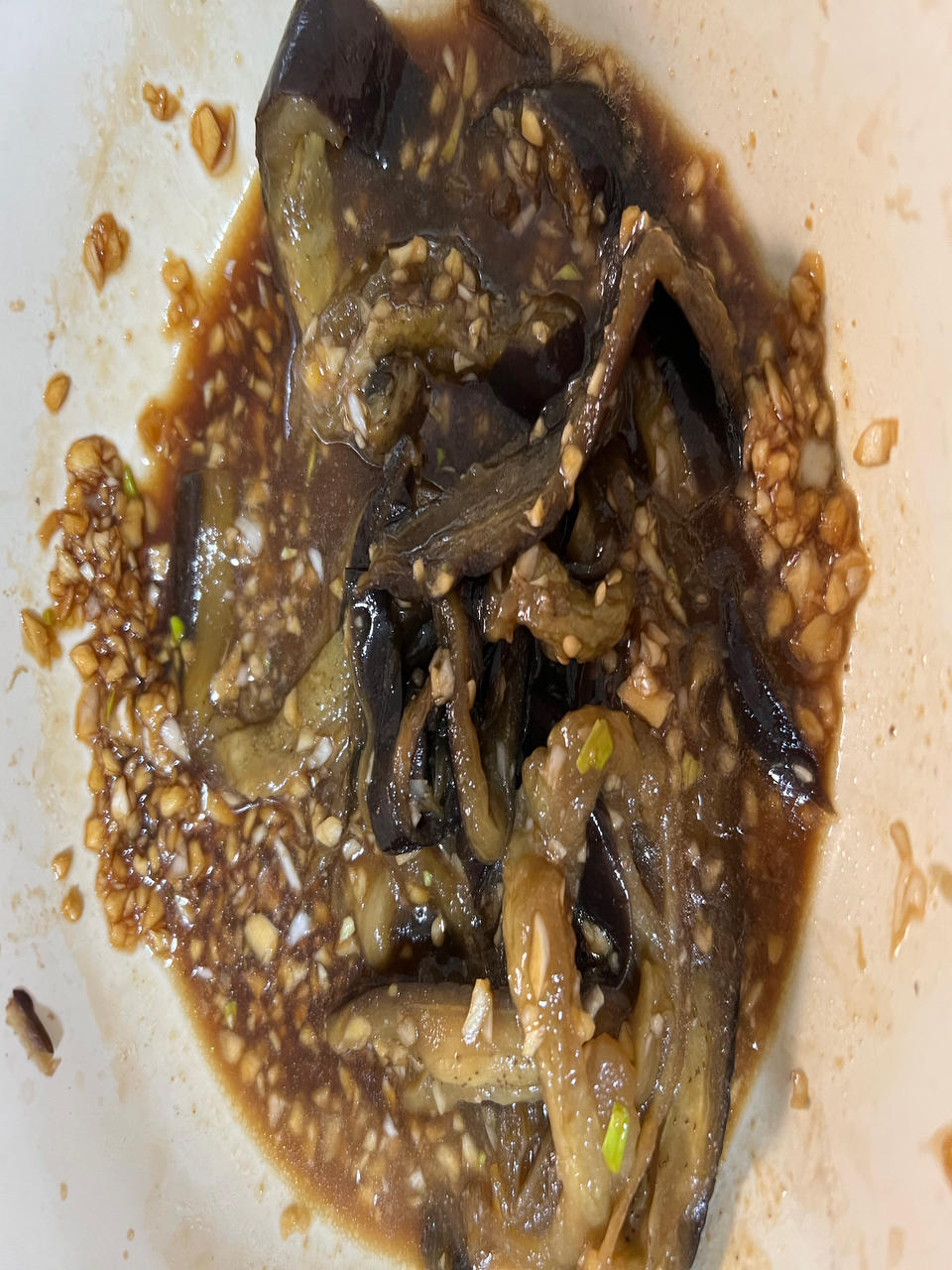 手撕蒜泥茄子