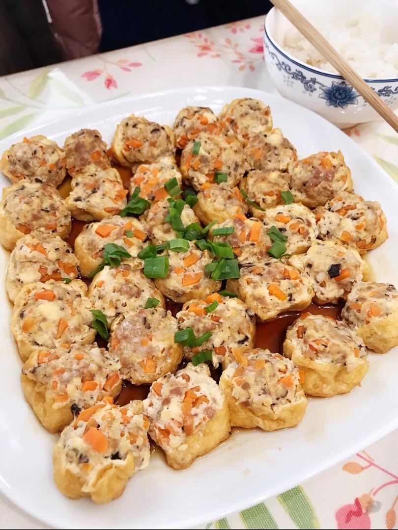 油豆泡塞肉