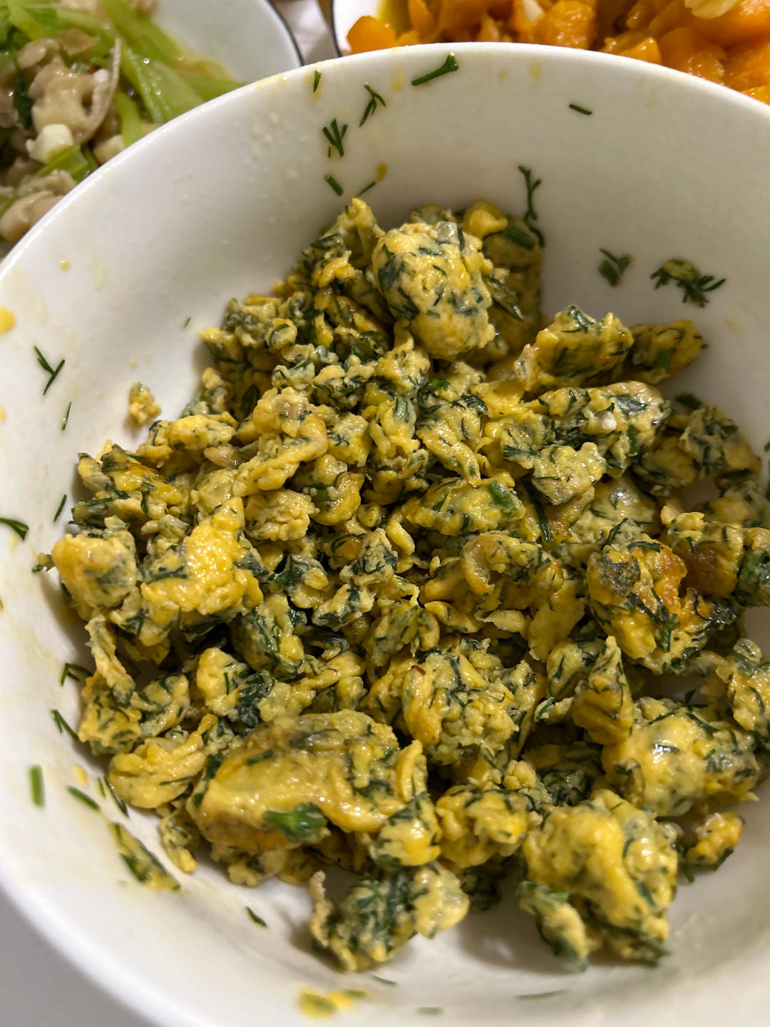 鸡蛋的各种演绎法：茴香炒鸡蛋