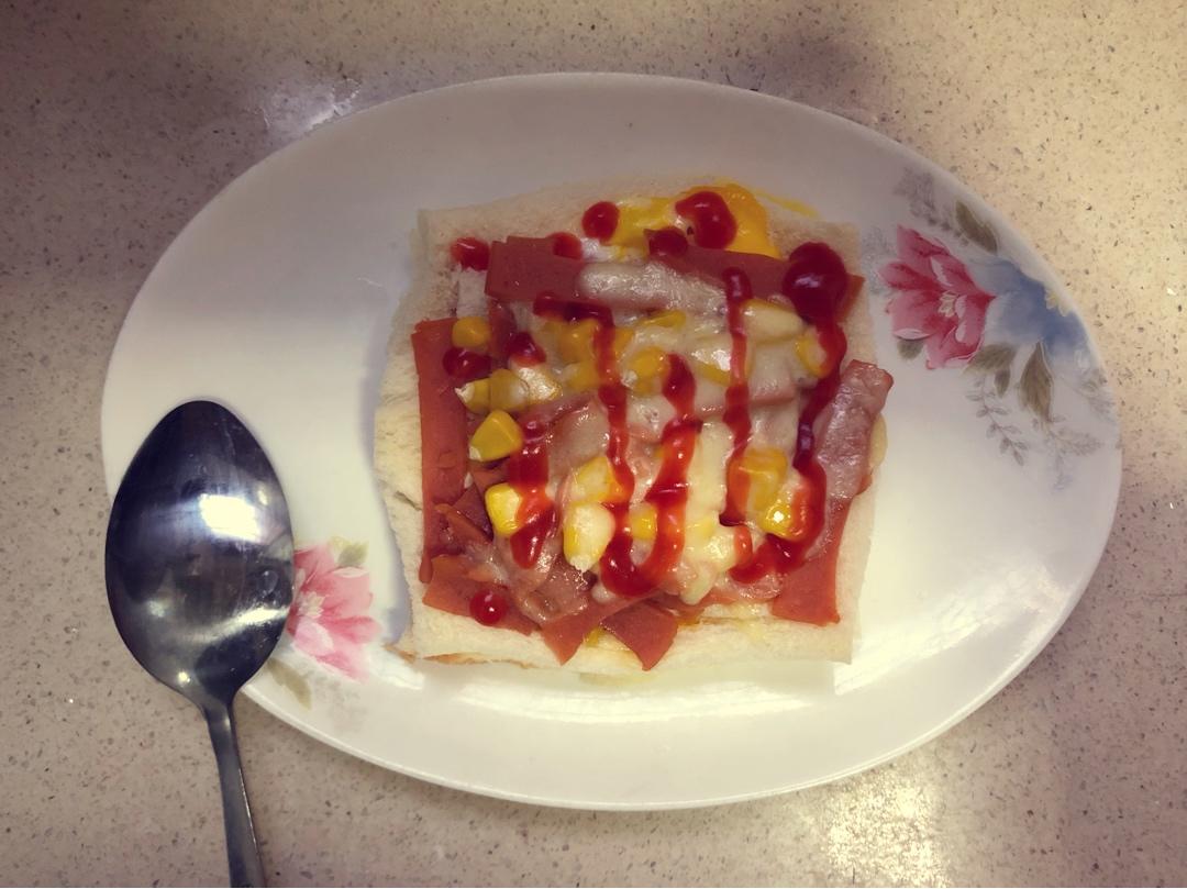 超好吃面包披萨🍕