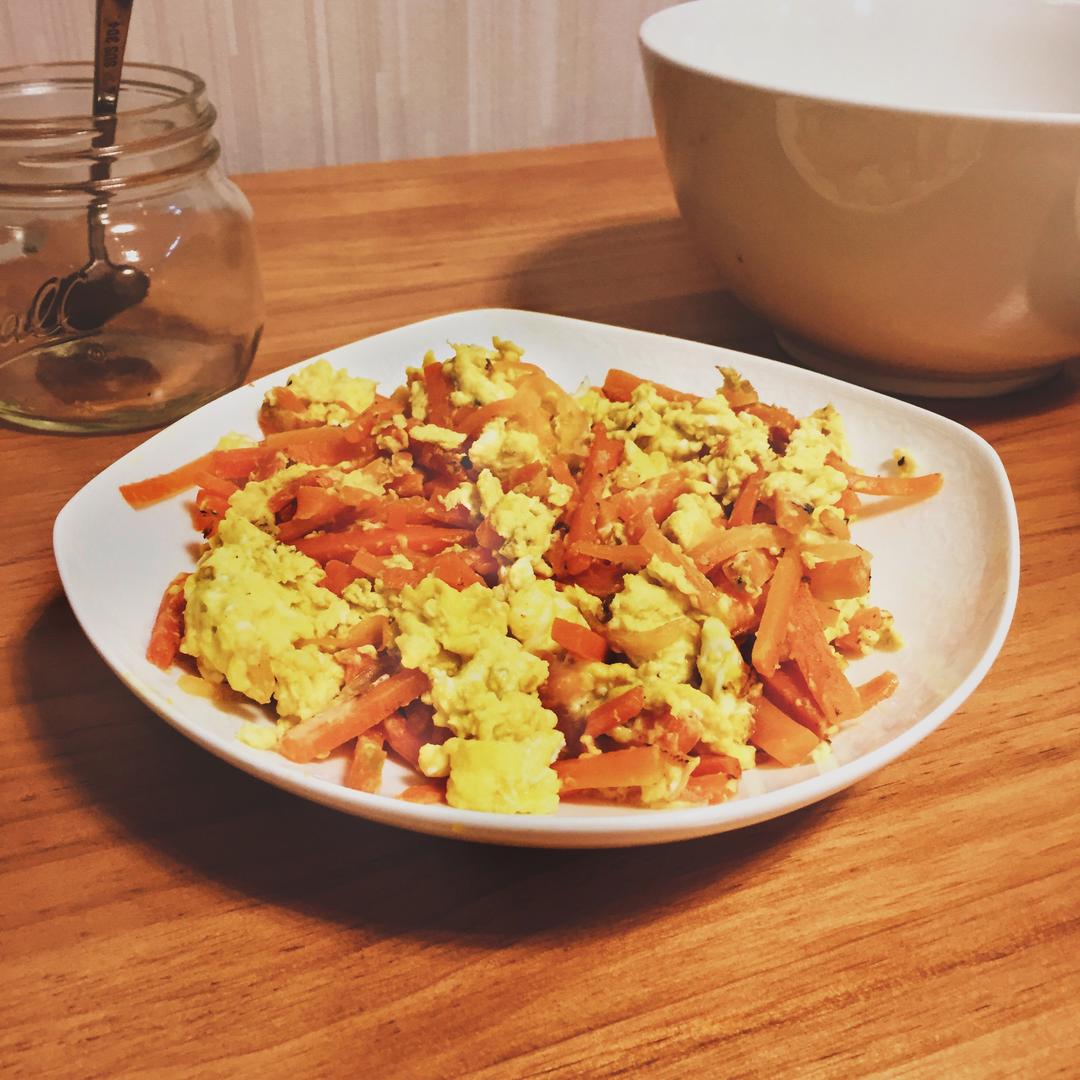 孤独的美食家-胡萝卜炒蛋