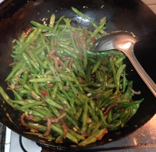 四季豆炒肉丝