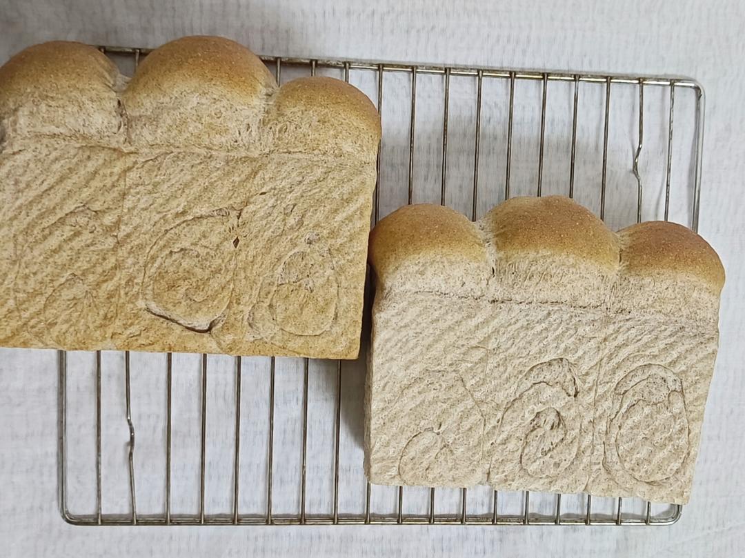 蜂蜜黑麦三明治吐司🍯70%黑全麦中种🥪