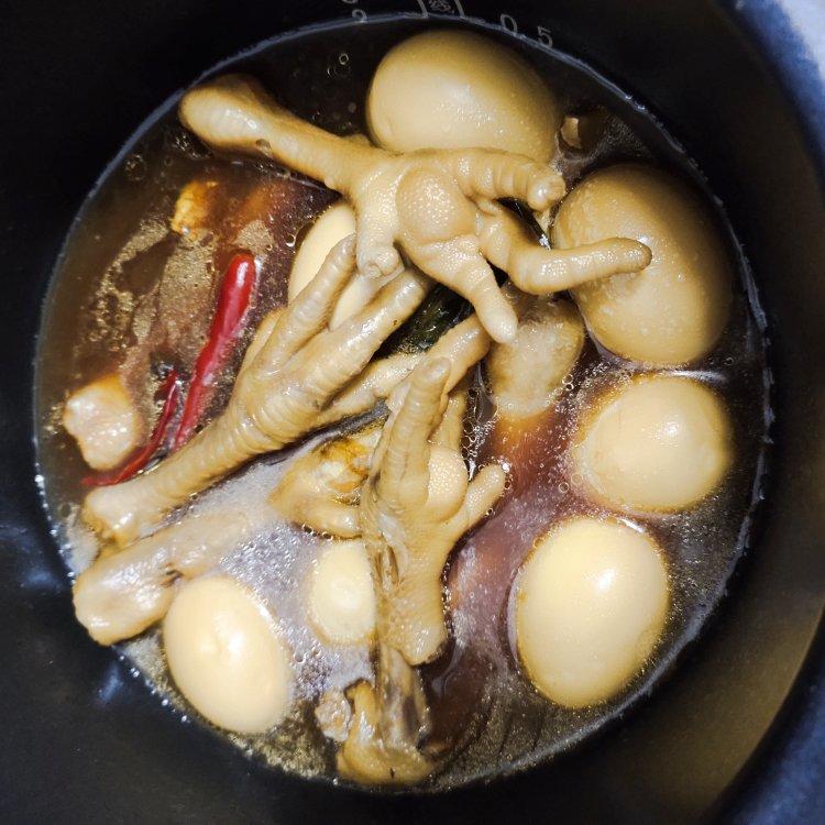卤鸡爪鸡蛋豆干（简单易学）