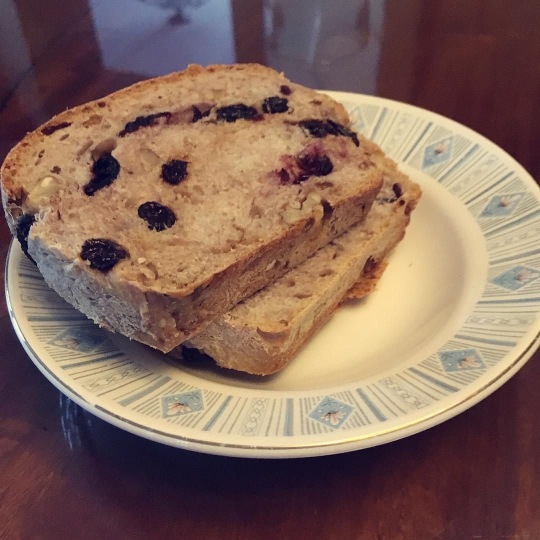 全麦核桃包～软欧包